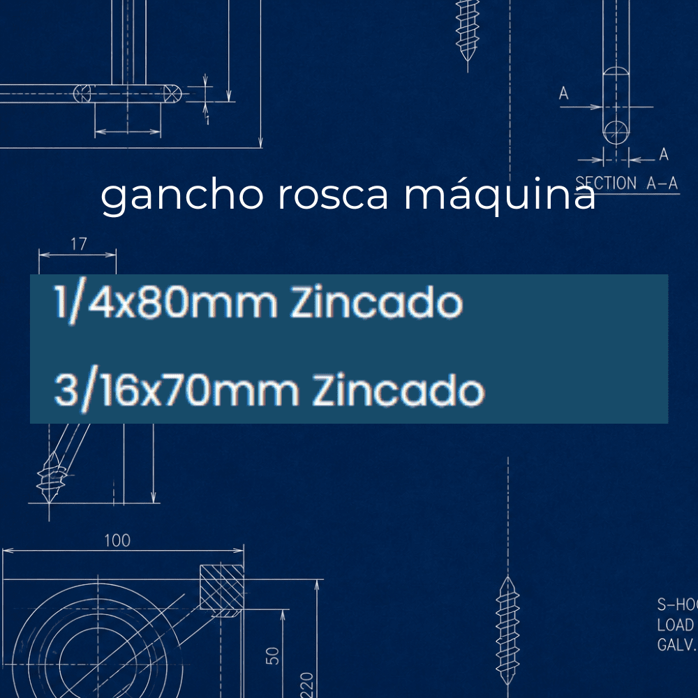 Ganchos Rosca Máquina - Imagem 4